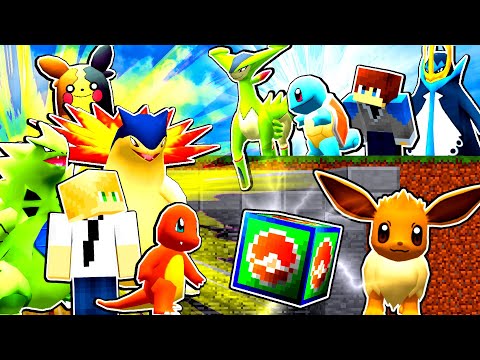 Minecraft Pixelmon Super Lucky Block Manhunt (Speedrunner VS Hunter)