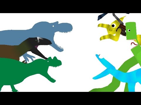 dinosaur vs rainbow friends (stick nodes)