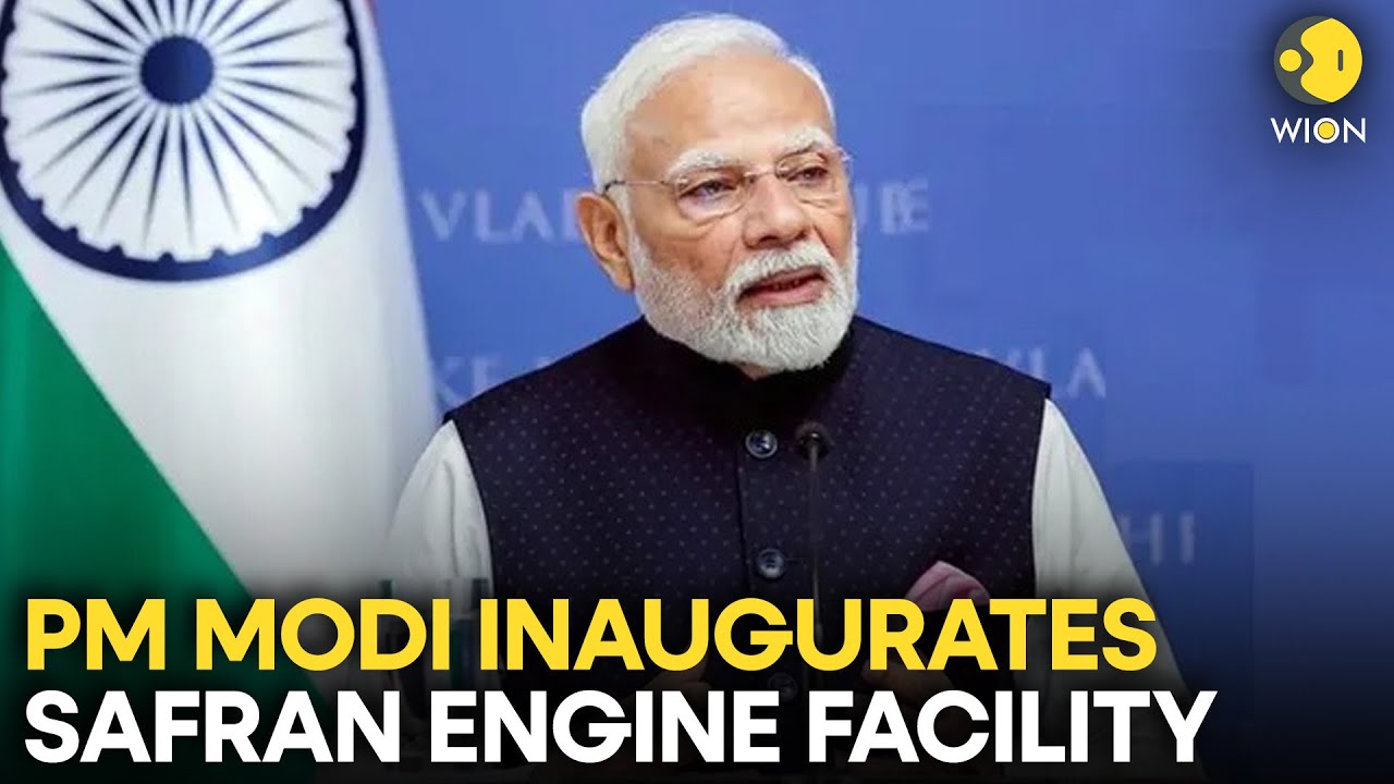 PM Modi LIVE: PM Inaugurates the Safran Aircraft Engine Services India Facility in Hyderabad | WION