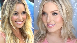 Lauren Conrad Inspired Hair & Makeup! ♡ Soft Tousled Waves