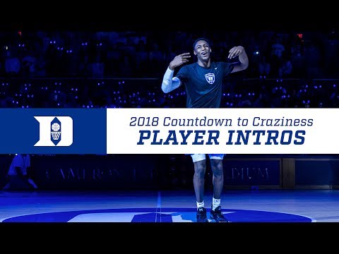 2018 Countdown To Craziness: Player Intros