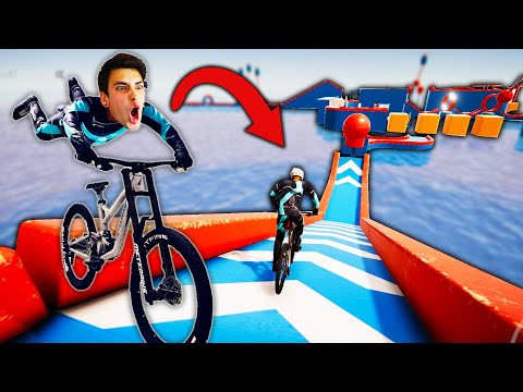 EXTREME BIKE OBSTACLE COURSE?! *BIKEOUT* (Descenders)
