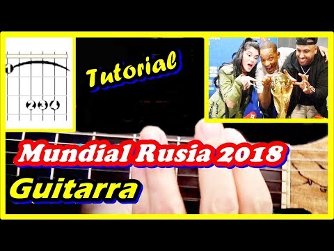GUITARRA ✨ Copa RUSIA 2018  ✨Nicky Jam Tutorial fácil Live It Up Will Smith & Era Istrefi