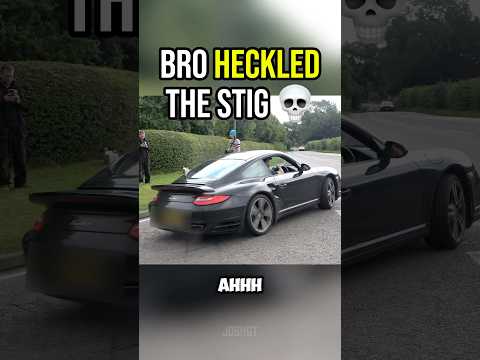 Bro HECKLED the Stig from TOP GEAR 😳 #shorts #topgear