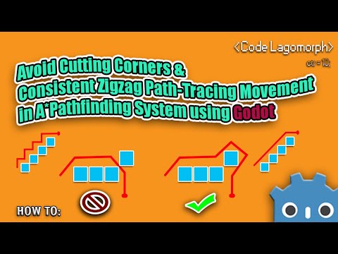 How to Avoid Cutting Corners and Consistent Zigzag Path-Tracing Movement in A* Pathfinding System