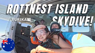 Yurika Skydives in Rottnest Island! | スカイダイブはブス不可避＠ロットネスト島 🇦🇺