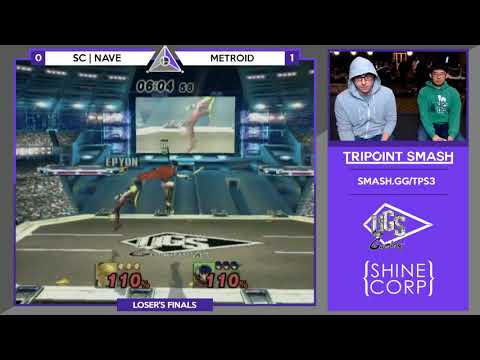 SC | Nave (ZSS) vs Metroid (Ike) - Tripoint Smash #3 PM Loser's Finals
