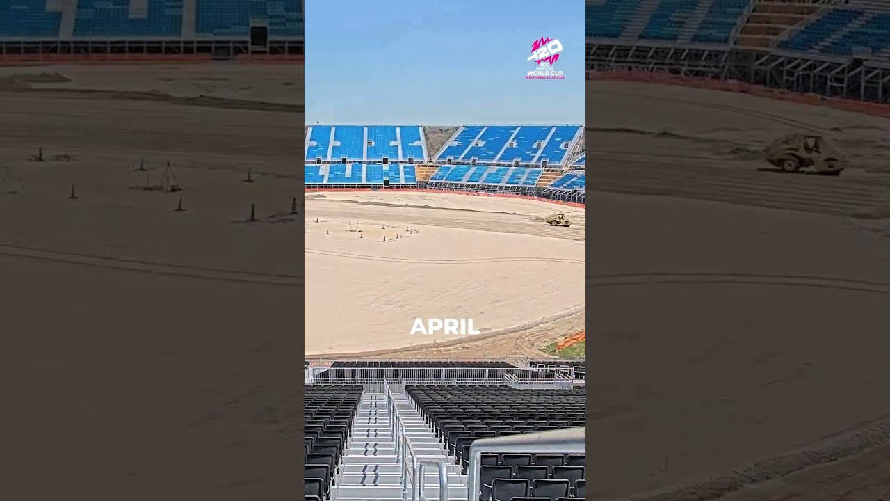 Nassau County International Cricket Stadium in New York is getting ready for the #T20WorldCup 🤩