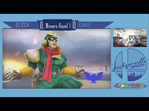Jax Smash Weekly 5/4/17 - Chiro(Roy) Vs Bleck 3v3(Cpt. Falcon) - Wii U Winners R1
