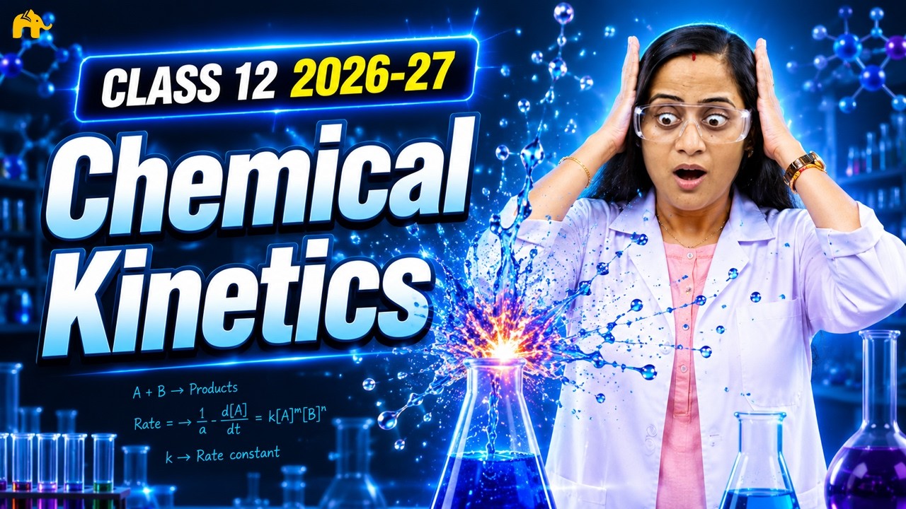 Chemical Kinetics Class 12 Chemistry Chapter 3 One Shot | Full chapter | New NCERT syllabus CBSE