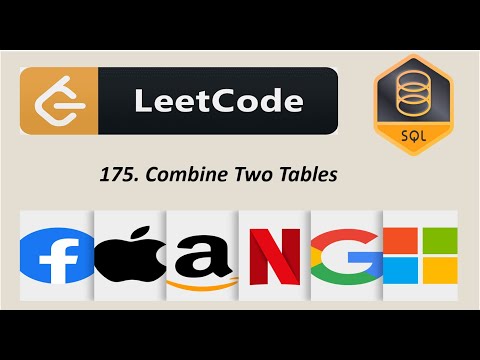 175. Combine Two Tables | LeetCode | SQL | Solution | Interview Problem