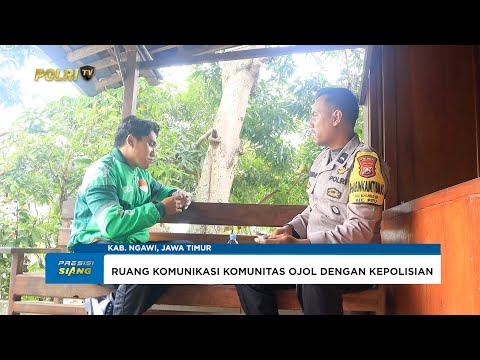 POLRES NGAWI DUKUNG OJOL KAMTIBMAS MART TEMPAT BERKUMPUL DAN BERSILATURAHMI PARA PENGEMUDI OJOL