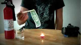 Burning Money Science Magic Trick