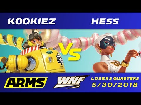 ARMS@WNF 2.5 - Kookiez (Mechanica) VS HESS (Twintelle) - (Loser Quarters)