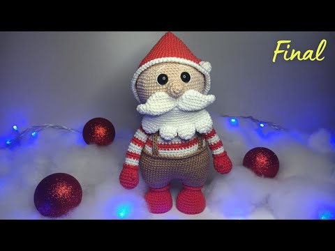 Papai Noel (Amigurumi Sem Costura) | PARTE FINAL