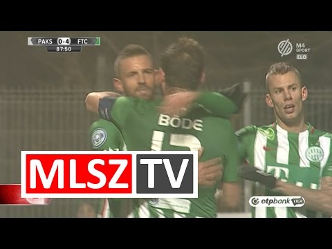 Busai Attila gólja  a Paksi FC - Ferencvárosi TC mérkőzésen