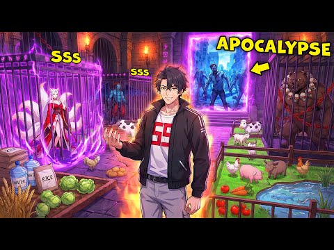 Amidst the Apocalypse, He can Grow Plants and Animals in his Own Prison Full of Gods! - Manhwa Recap