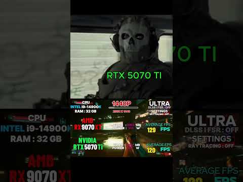 RTX 5070 ti vs RX 9070 xt