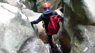 preview picture of video 'Canyoning Kapuzcay (Ahmetler) inf. (Turkey, Antalya) 2012'