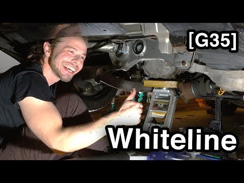 Whiteline Rear Differential Bushings Install [Infiniti G35/Nissan 350Z]