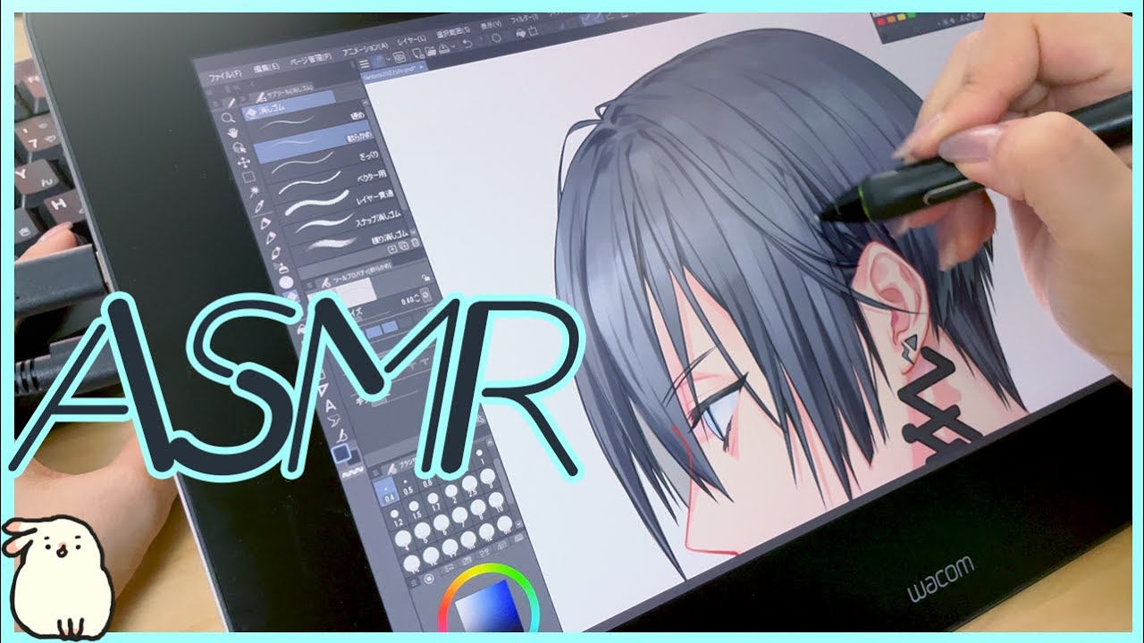 【ASMR】○十年目にしてやっと完成した塗り【お絵かき】