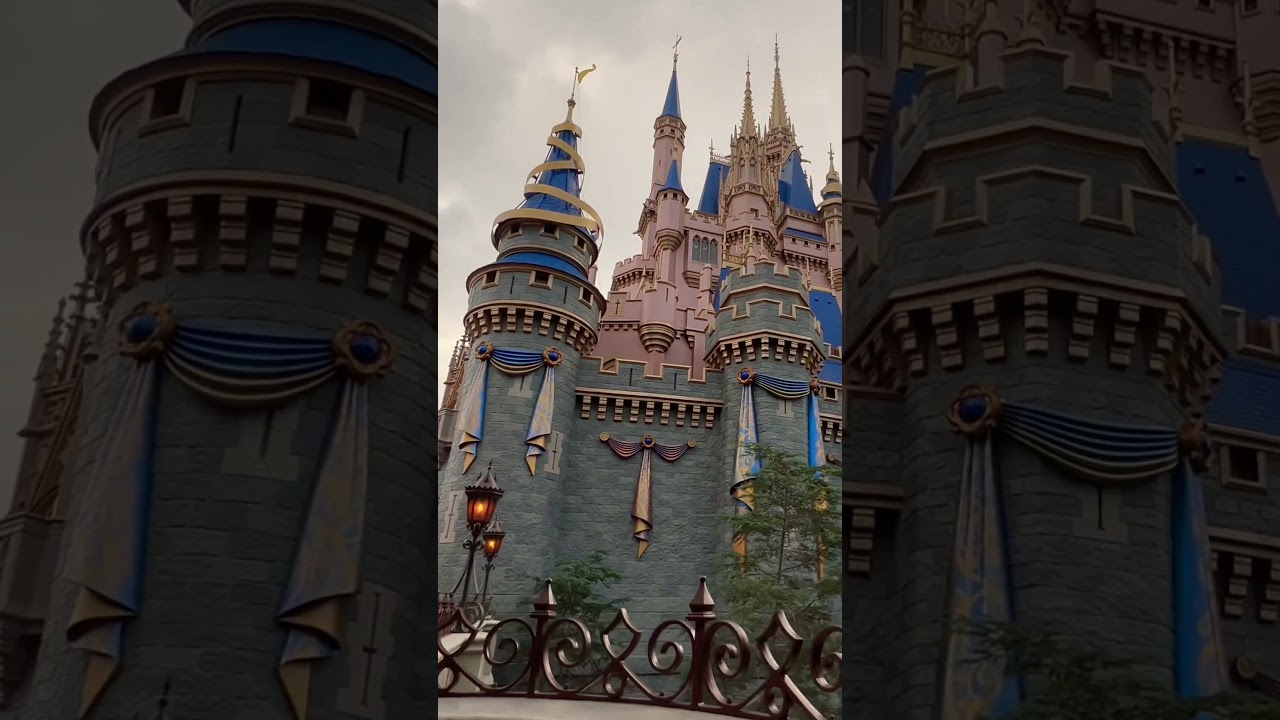 When seeing Cinderella’s Castle hits you in the feels! #disney #magickingdom #cinderellacastle