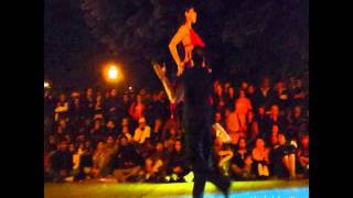 Pablo Giorgini y Noelia Coletti en Plaza Dorrego. 30 / 10 / 2011