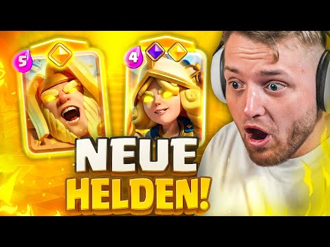 😍😱NEUE HELDEN kommen! - GROßE Level 16 UPDATE NEWS & 7x Elixier Challenge in Clash Royale F2Pass