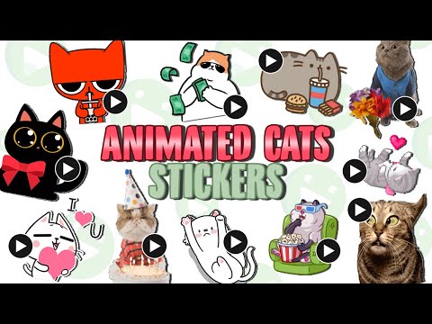 WASticker Cats Animated meme
