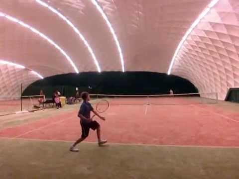 Filip Růžek (11 let) - Podání v tréninku