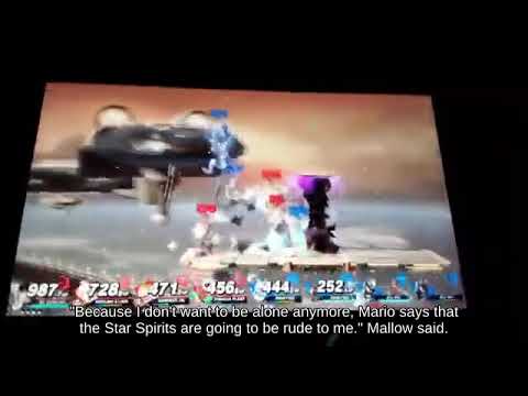 Switch Special Lucina holding Tortimer Fruits fighting on Delfino Plaza🦐👐