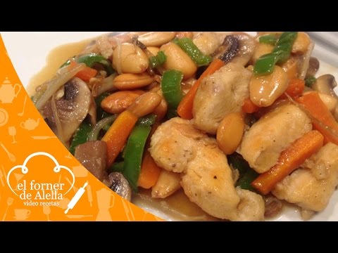 Pollo con Almendras al estilo Chino