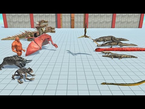 Fantasy vs Reptiles | Animal Revolt Battle Simulator