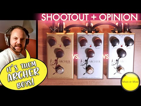 Shootout + Opinion: J. ROCKETT AUDIO DESIGNS ARCHER IKON vs. ARCHER vs THE JEFF ARCHER (Klon Clones)