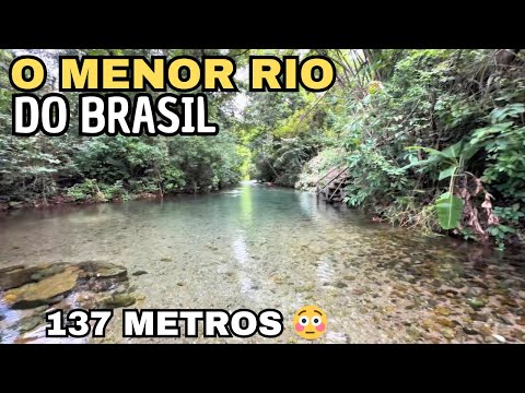 O MENOR RIO DO BRASIL - Rio Azuis em Tocantins