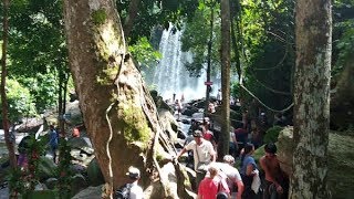 preview picture of video 'Wonderful waterfalls in Cambodia at Phnom Kulen - Part 1'