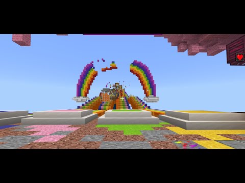 Rainbow Pain (in minecraft) Lucky Block Race