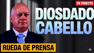 En Directo: Diosdado Cabello en Rueda de Prensa del PSUV