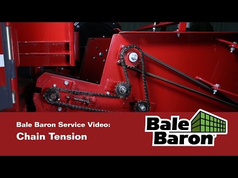 Bale Baron Service Video - Chain Tension