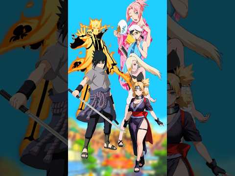 Naruto and Sasuke vs all | who is strong? #naruto #sasuke #sakura #hinata #youtubeshorts #shorts