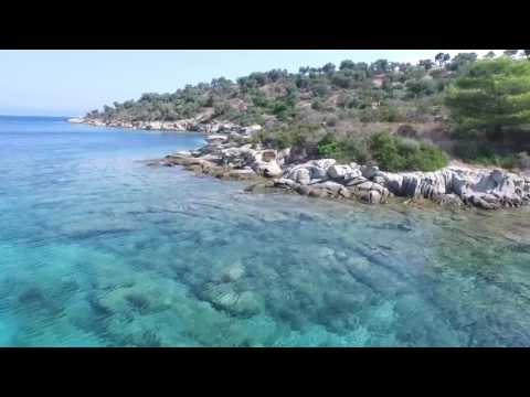 Blue water,Island of Diaporos and Agios Isidoros,Vourvourou,Ormos Panagias,Agios Nikolaos,La-Toura.