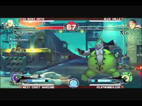 SSF4 (19) - EG Ricky Ortiz (Rufus) vs. Alex Valle (Ryu)
