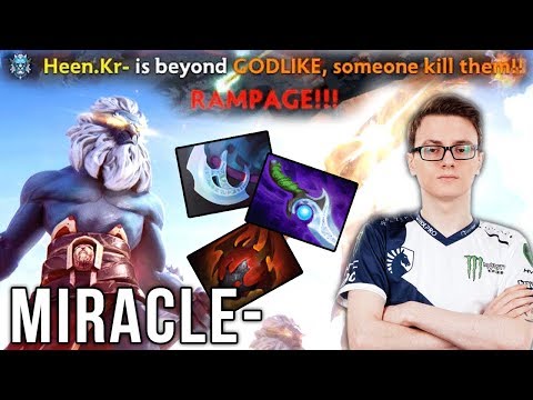 Miracle- Phantom Lancer Raid Boss RAMPAGE! Manta Style Build - Dota 2