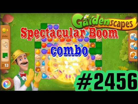 GARDENSCAPES - Level 2456 | Gameplay Walkthrough [ Plarix ]