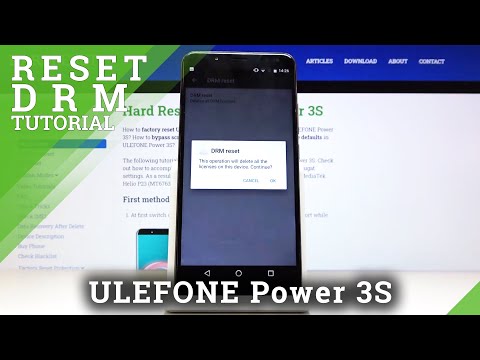 How to Reset Digital Right Managements in ULEFONE Power 3S – Find Licenses / Certificates