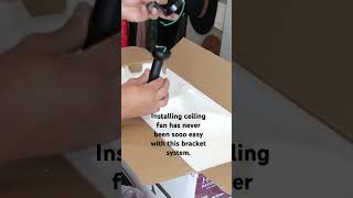 Download lagu Ceiling fan install simplified with this ball & socket type bracket system. mp3
