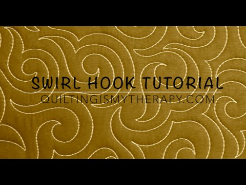 Machine Quilting the Swirl Hook: A Swirl Variation Tutorial