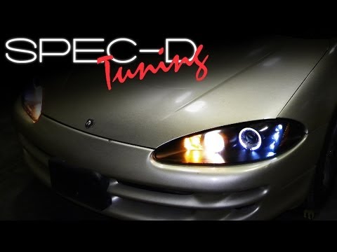 SPECDTUNING INSTALLATION VIDEO: 1998-2004 DODGE INTREPID PROJECTOR HEAD LIGHTS
