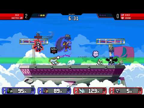 GENESIS 7 Rivals of Aether Doubles - Pool B: Blue & MattyIce vs Jesier & Jorane
