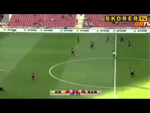 Gheorghe Hagi's crazy 180-degree pirouette pass in a Galatasaray v Barcelona legends match